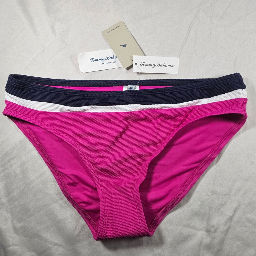 Tommy Bahama S Bikini Swim BOTTOM ONLY Island Cays Colorblock Hipster 1642